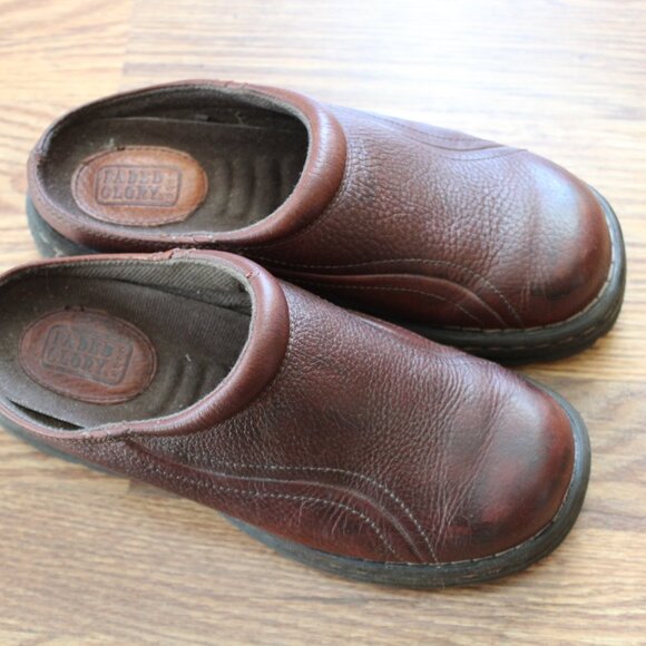 Vintage Faded Glory Leather Mules - Picture 6 of 6